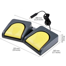 [2-key Foot Pedal] BestScope 2-key USB Foot Pedal for Camera Accessories